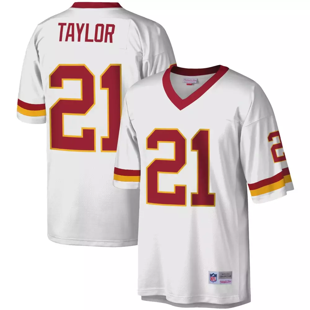 sean taylor white mens washington commanders 90th anniversary vapor limited jersey v4 all stitched
