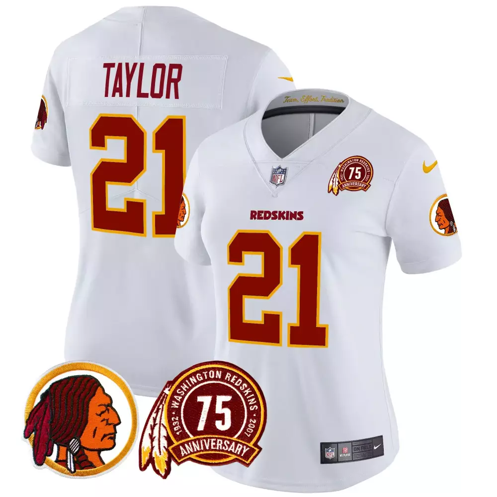 sean taylor white mens washington redskins throwback vapor gold trim jersey all stitched