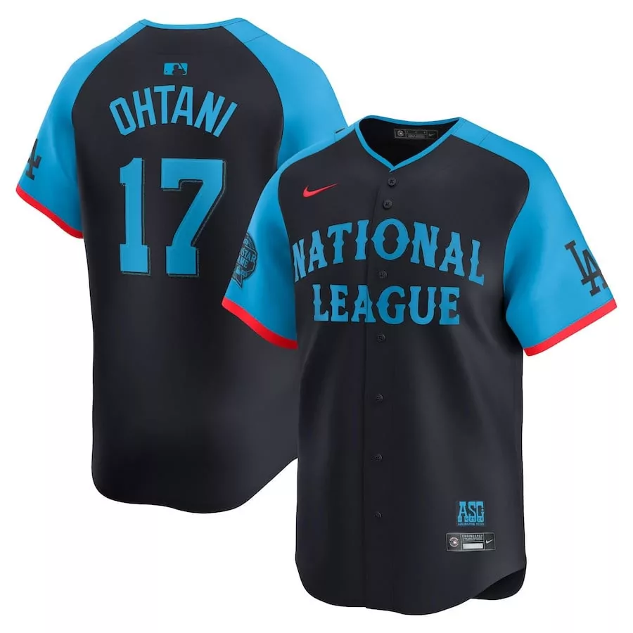 shohei ohtani youth national league 2024 allstar game limited jersey navy