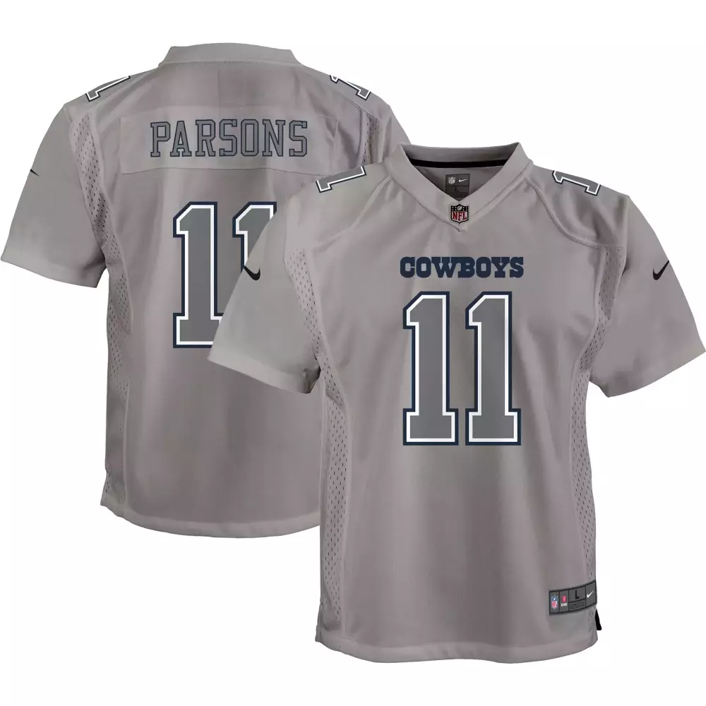 Micah Parsons Dallas Cowboys Silver Jersey | Youth Replica Fan Gear | Perfect for Young Fans | For Men, Women & Youth