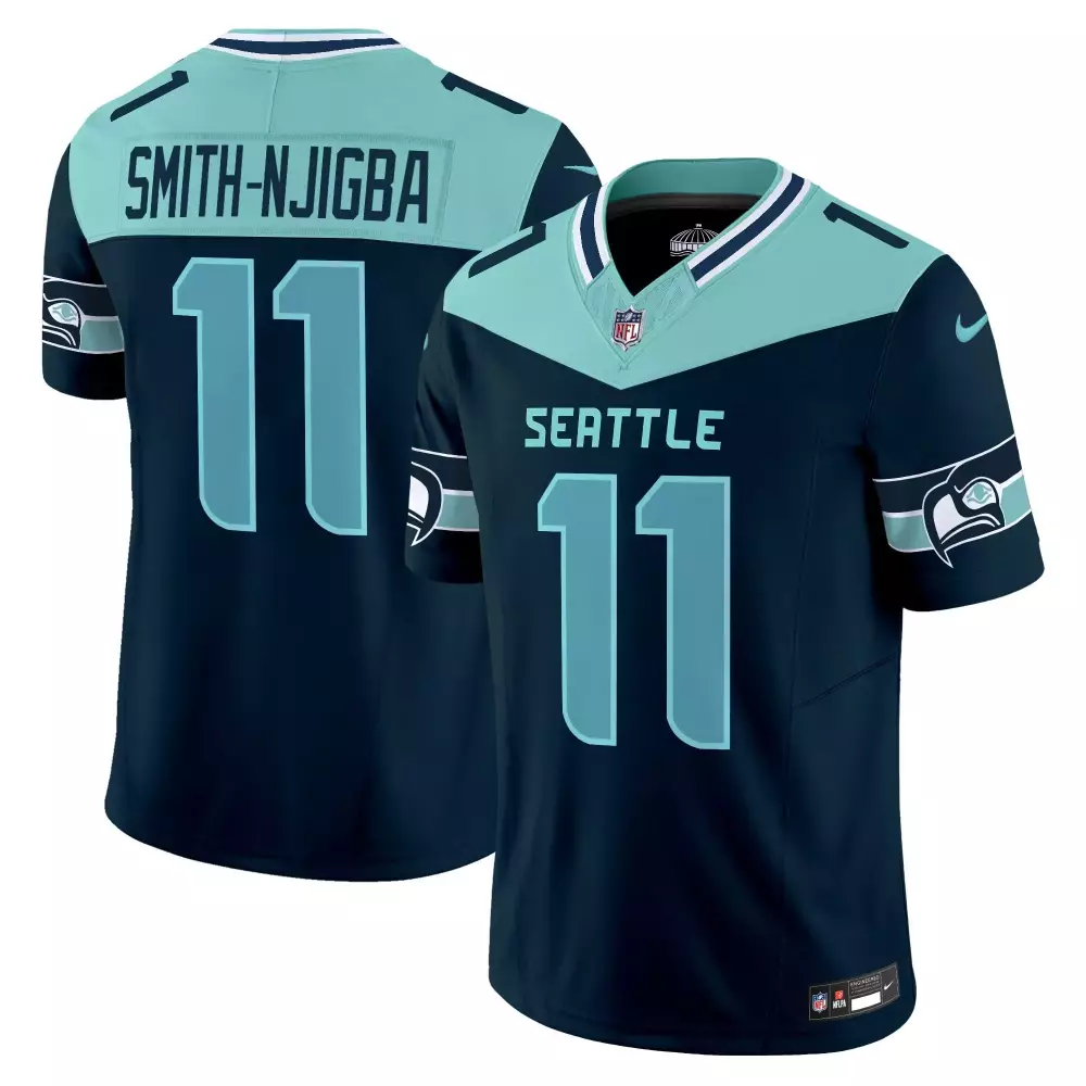 Smith Njigba Alternate Men's Seattle City Vapor Jersey | Seattle Seahawks Limited Edition | For Men, Women & Youth