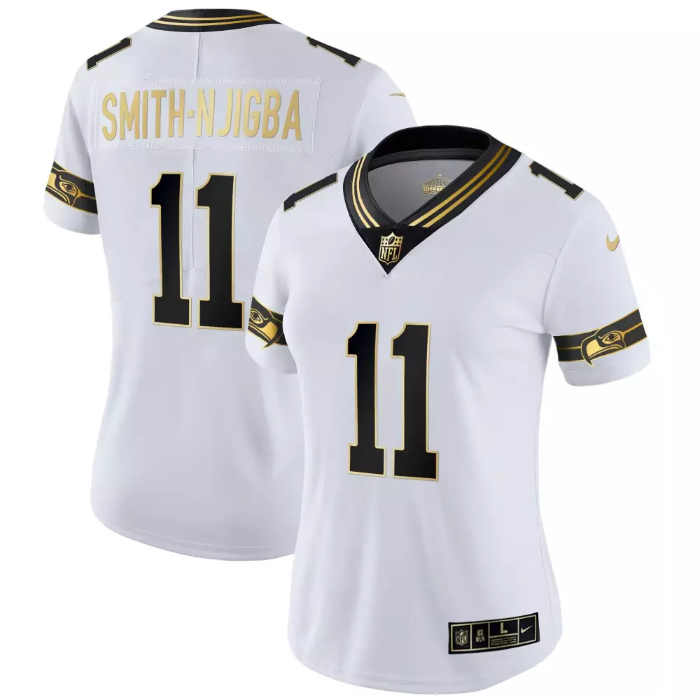 Smith Njigba Seattle Seahawks Vapor Jersey | Black 50th Anniversary Stitched 2023 | For Men, Women & Youth