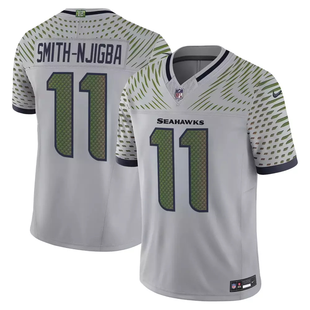 smithnjigba youth seattle seahawks 2024 salute to service vapor limited jersey arctic camo all stitched
