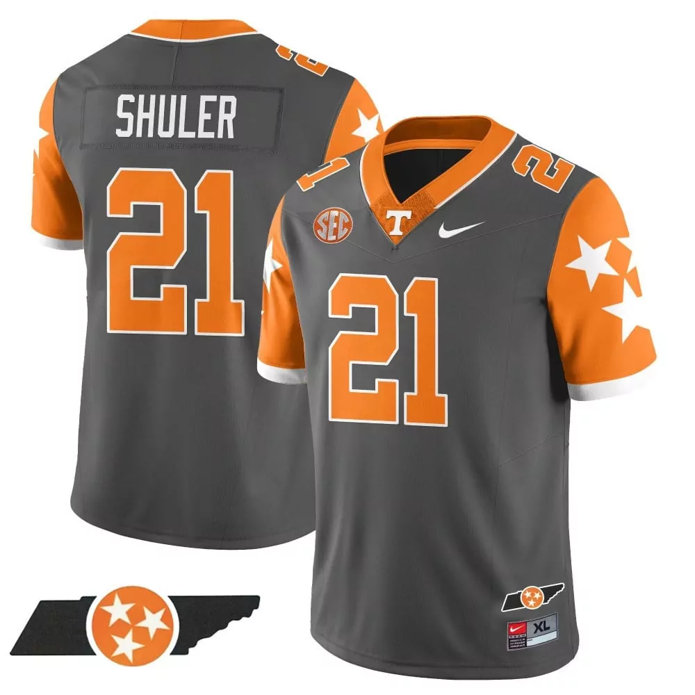 smoke gray hendon hooker mens tennessee volunteers 2023 alternate vapor limited jersey v4 all stitched