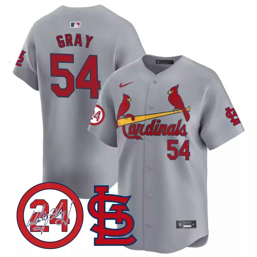 Sonny Gray Blue Men's St Louis Cardinals Memorial Jersey | All Stitched | Limited Edition Fan Gear | For Men, Women & Youth