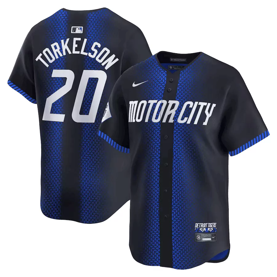 spencer torkelson youth detroit tigers 2024 city connect vapor premier limited jersey all stitched