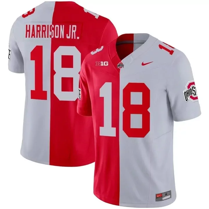 split women marvin harrison jr ohio state buckeyes jersey collection all stitched