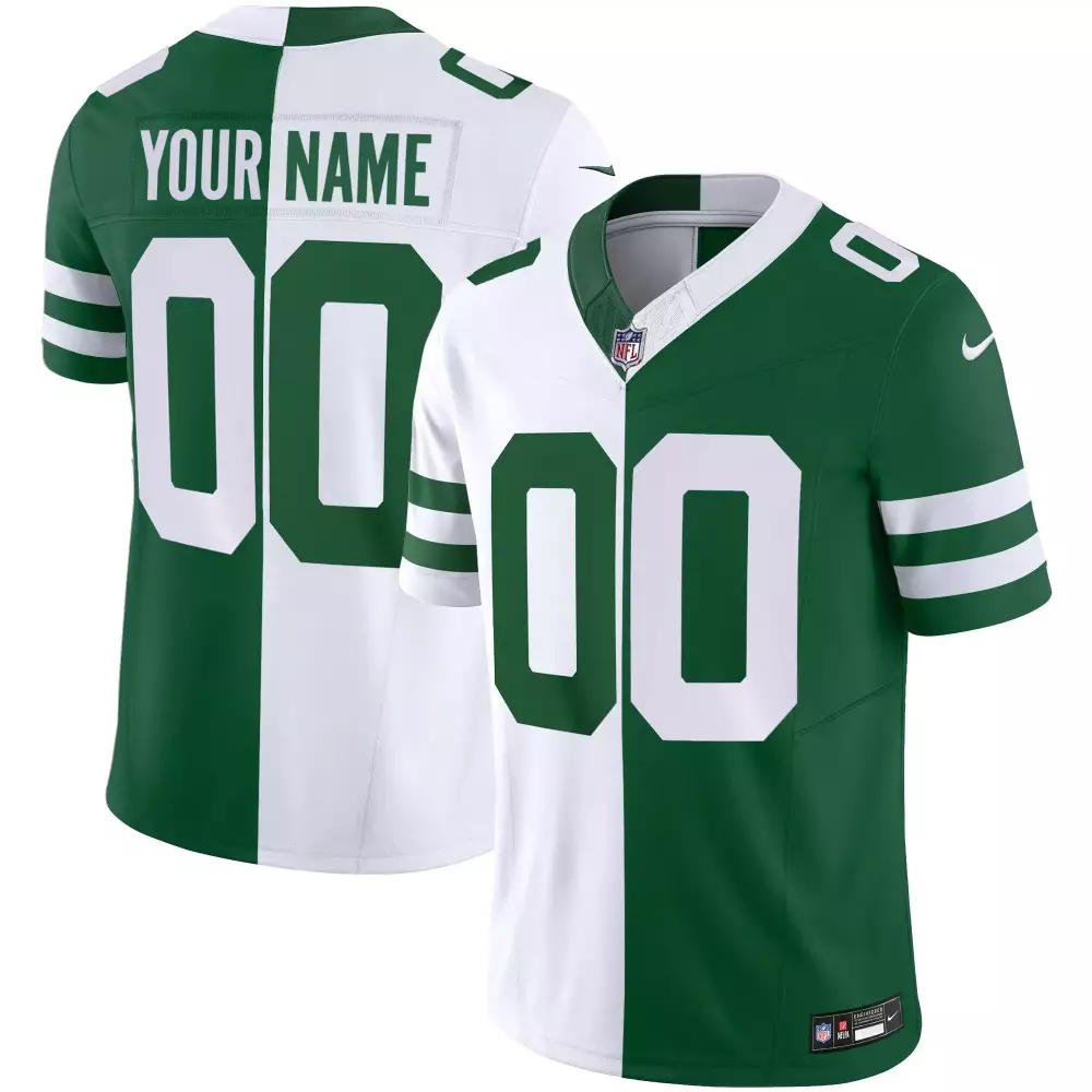 split youth new york jets legacy limited custom jersey all stitched