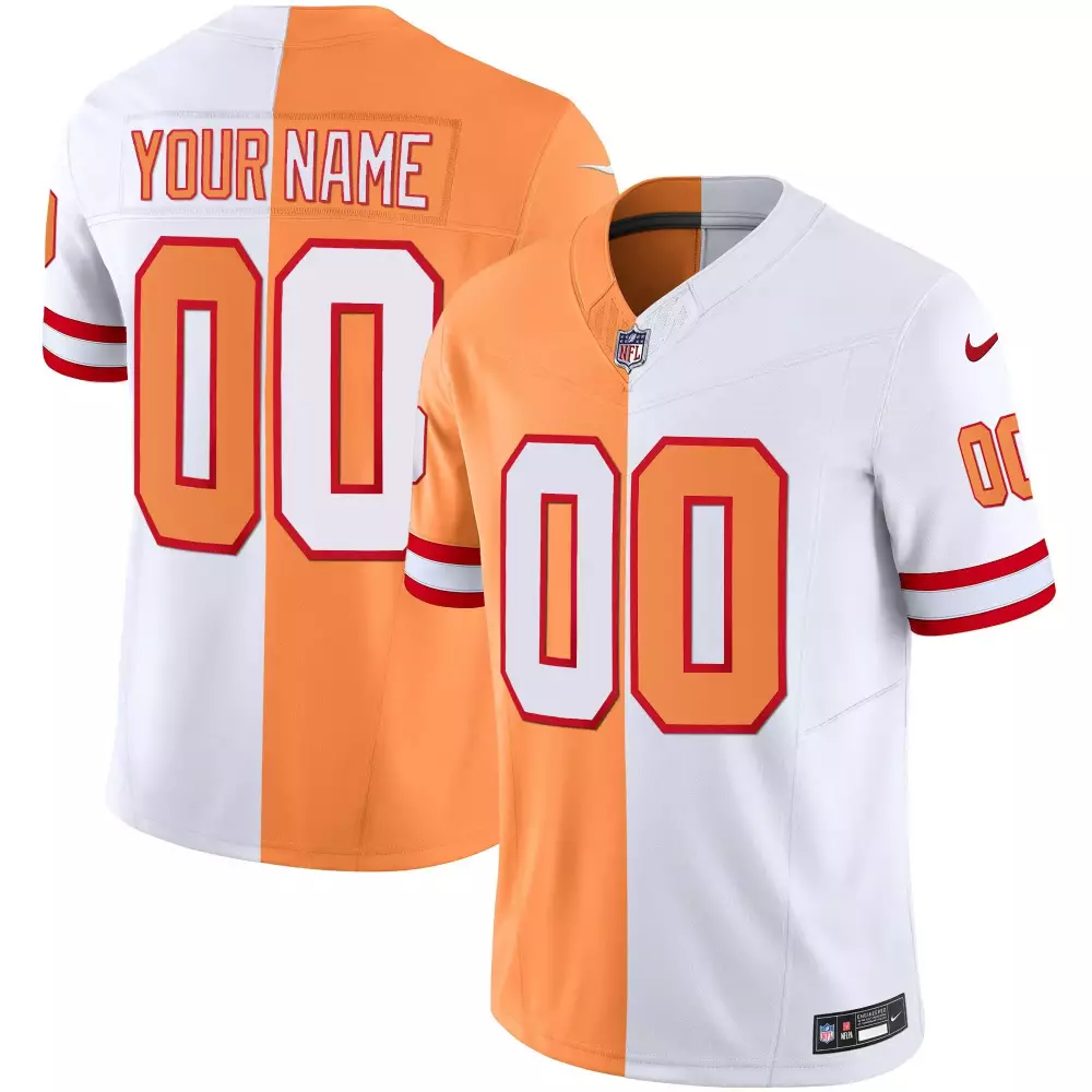 split youth tampa bay buccaneers throwback limited custom jersey all stitched