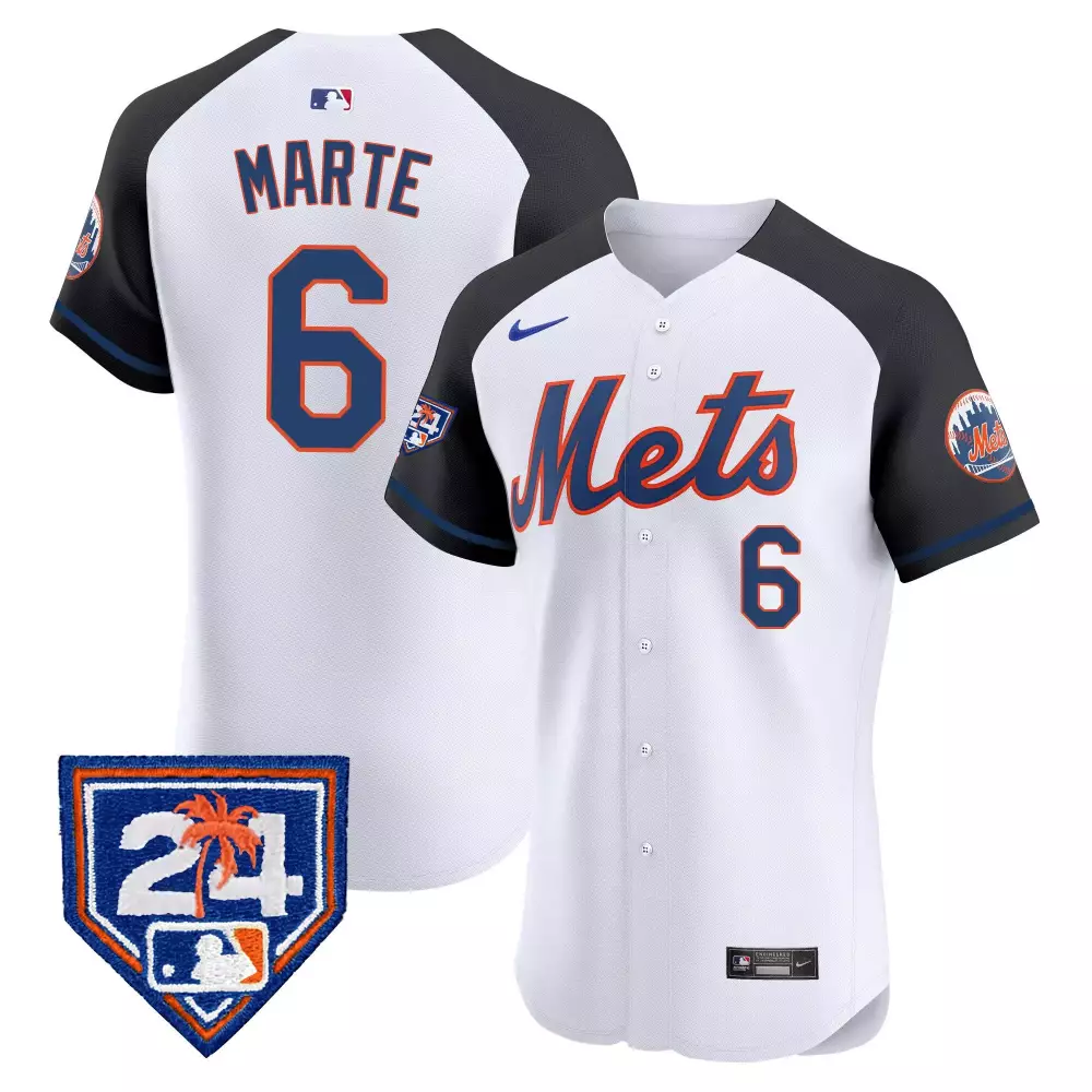 starling marte alternate mens new york mets 2024 spring training vapor premier elite jersey v2 all stitched