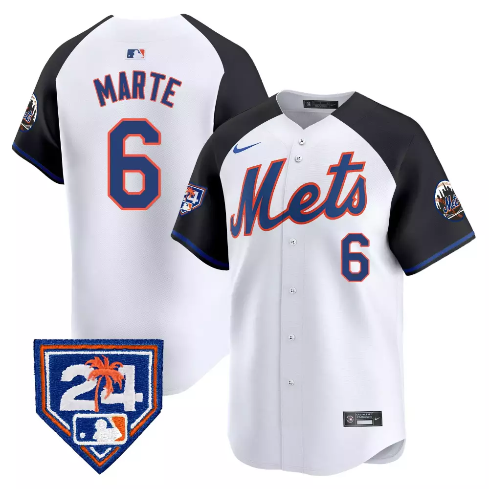starling marte alternate mens new york mets 2024 spring training vapor premier elite jersey v2 all stitched