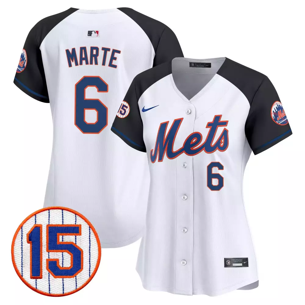 starling marte alternate womens new york mets jerry grote patch vapor premier limited jersey all stitched