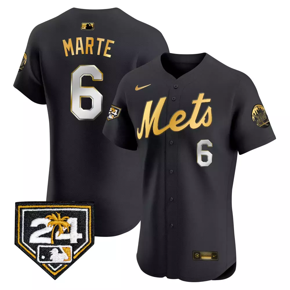 starling marte alternate womens new york mets jerry grote patch vapor premier limited jersey all stitched