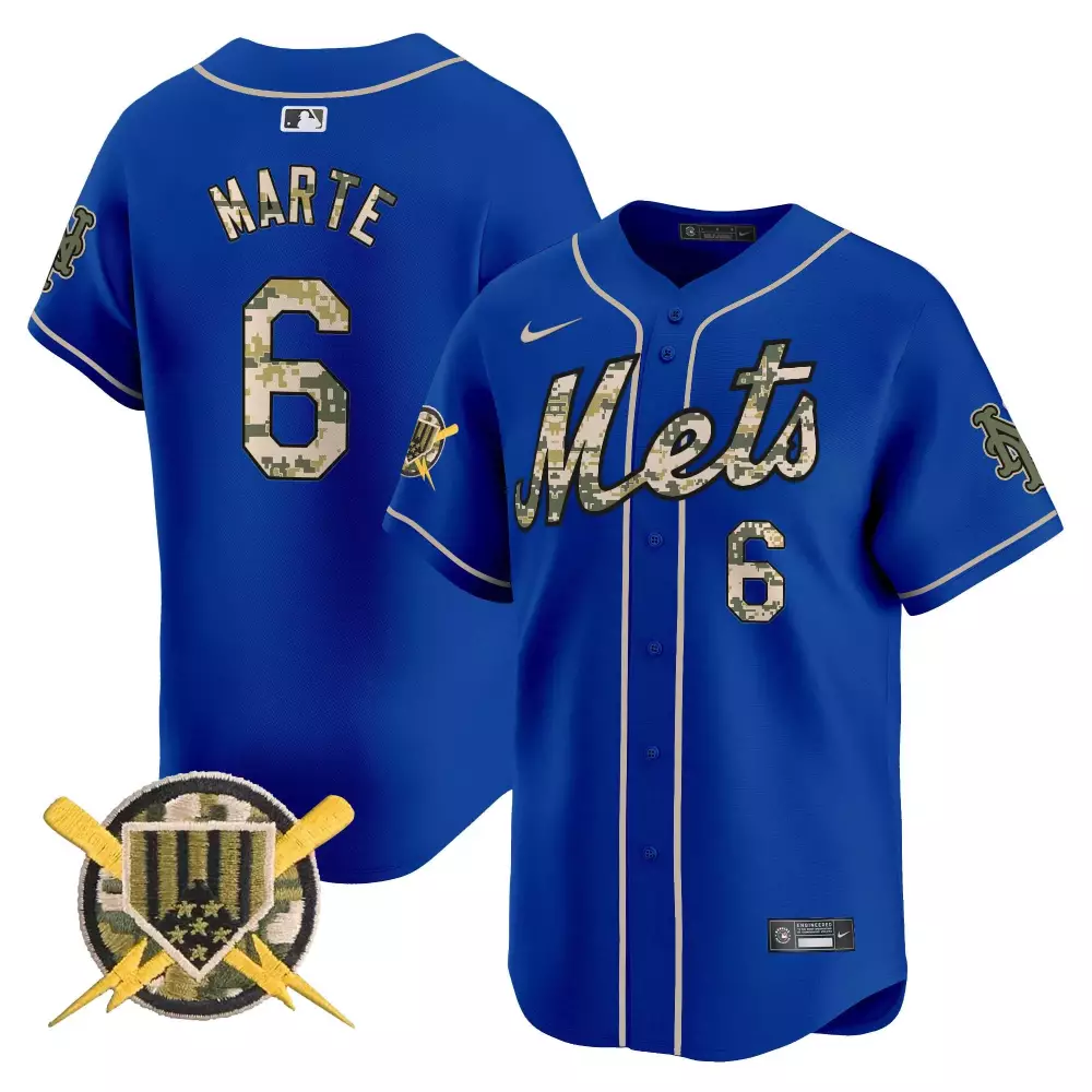 starling marte royal mens new york mets 2024 spring training vapor premier elite jersey v2 all stitched