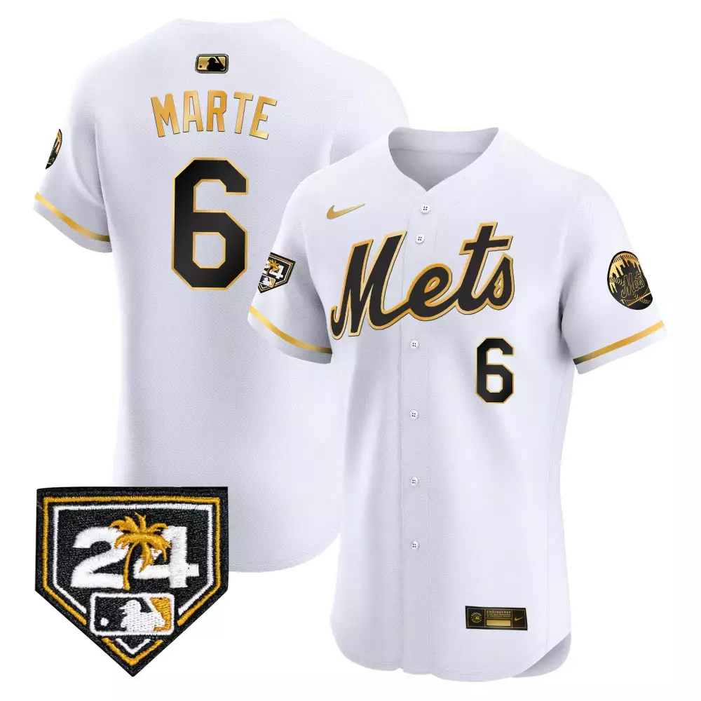 starling marte royal womens new york mets 2024 jackie robinson patch vapor premier limited jersey all stitched