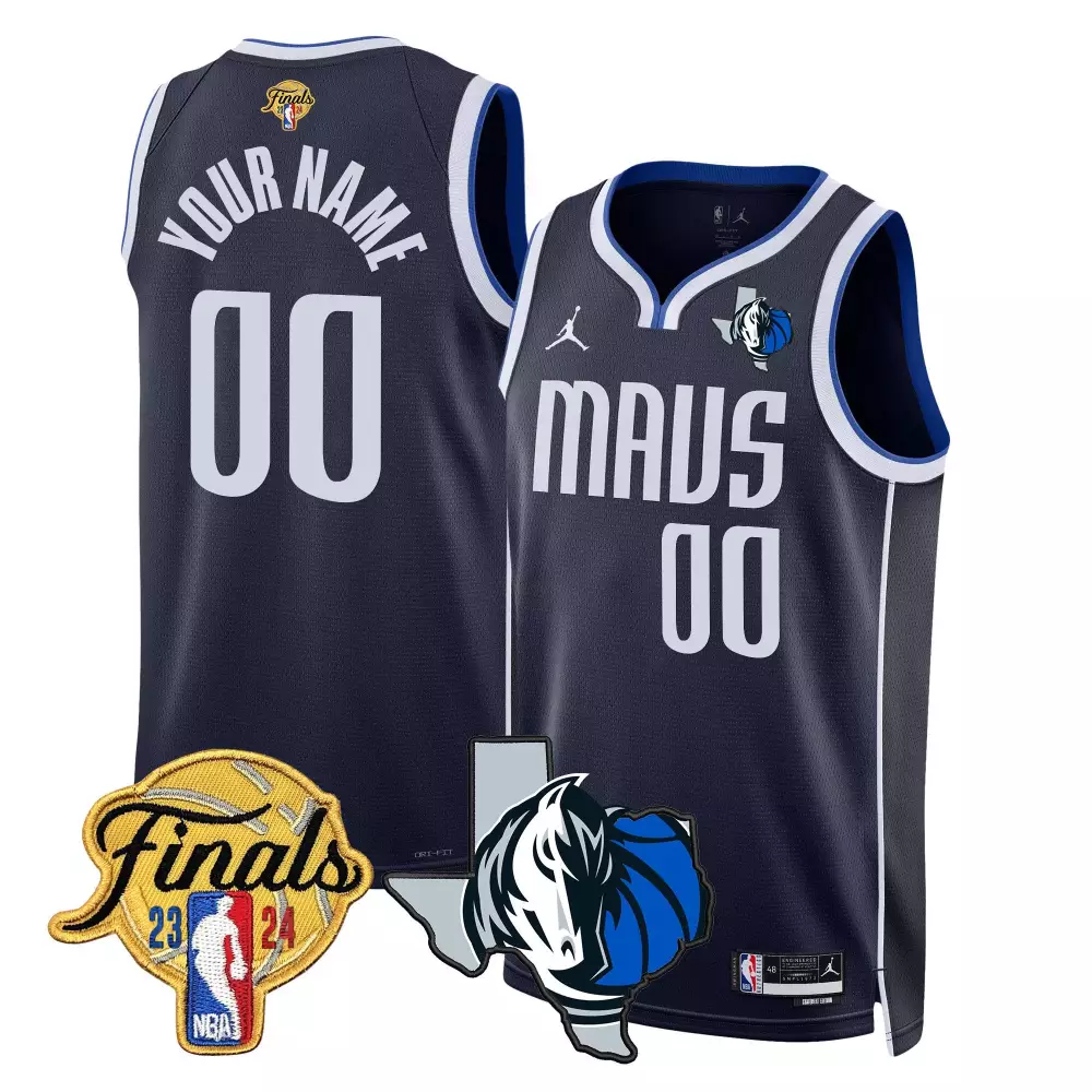 statement men dallas mavericks swingman custom jersey v2 all stitched