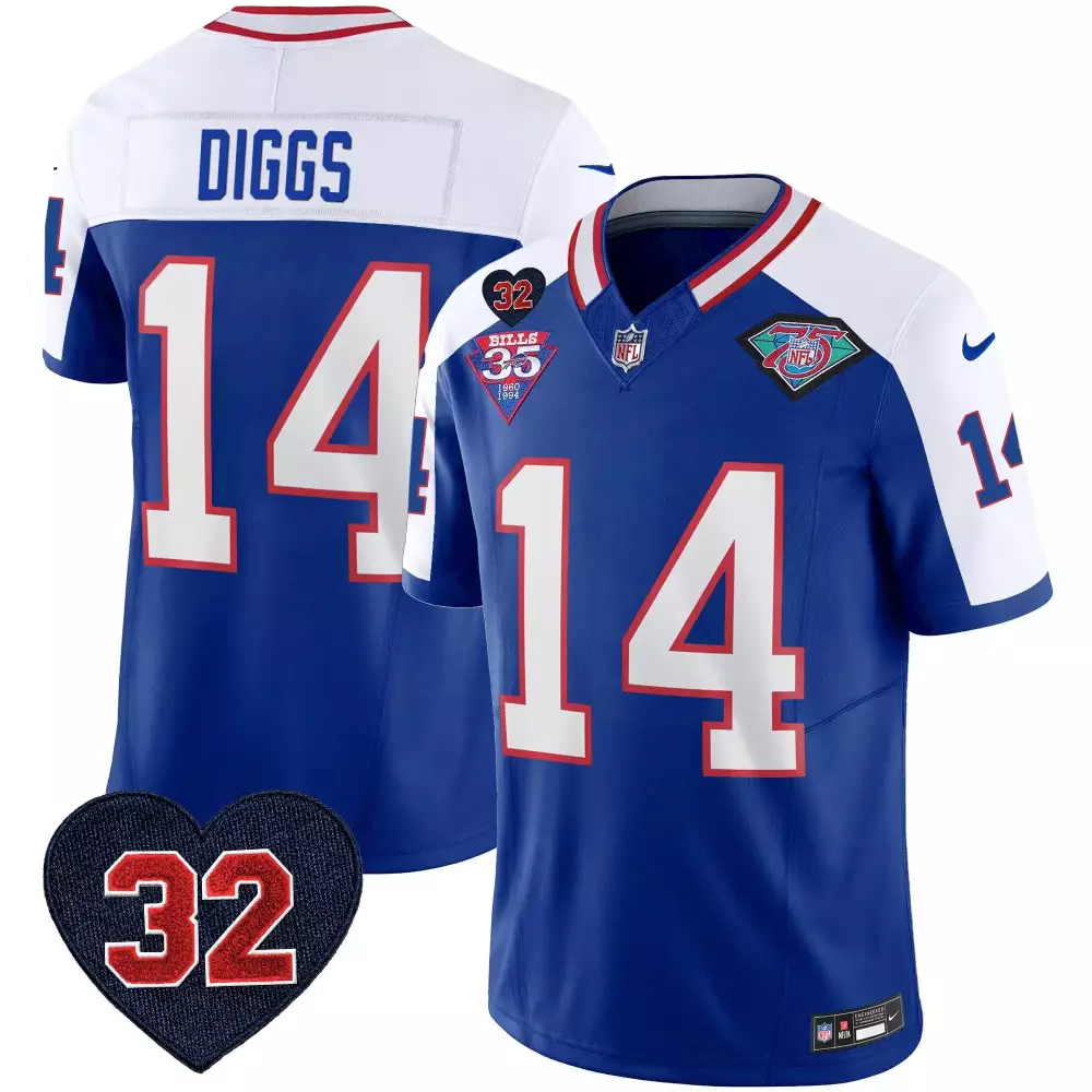 Stefon Diggs Buffalo Bills 1994 Throwback Jersey | OJ Simpson Patch Vapor Limited Edition | All Stitched for Men, Women & Youth