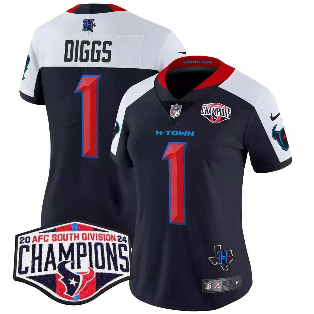stefon diggs navy alternate mens houston texans 2024 texas patch vapor limited jersey v2 all stitched