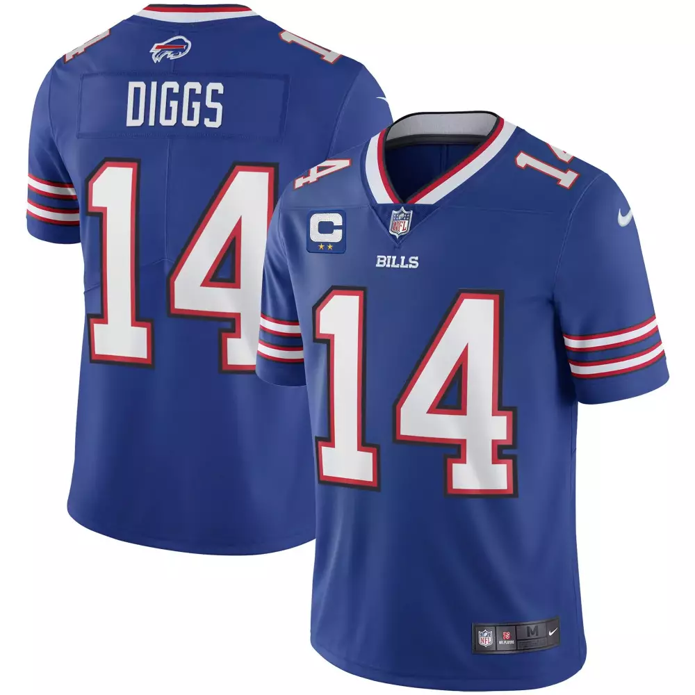 stefon diggs royal mens buffalo bills new york patch vapor limited jersey v2 all stitched