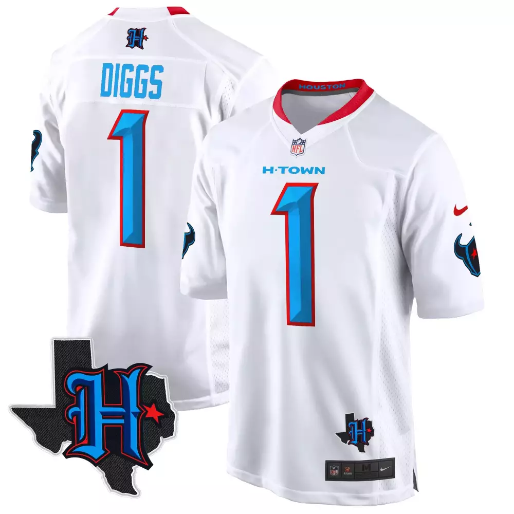 stefon diggs white mens houston texans 2024 special vapor limited jersey all stitched