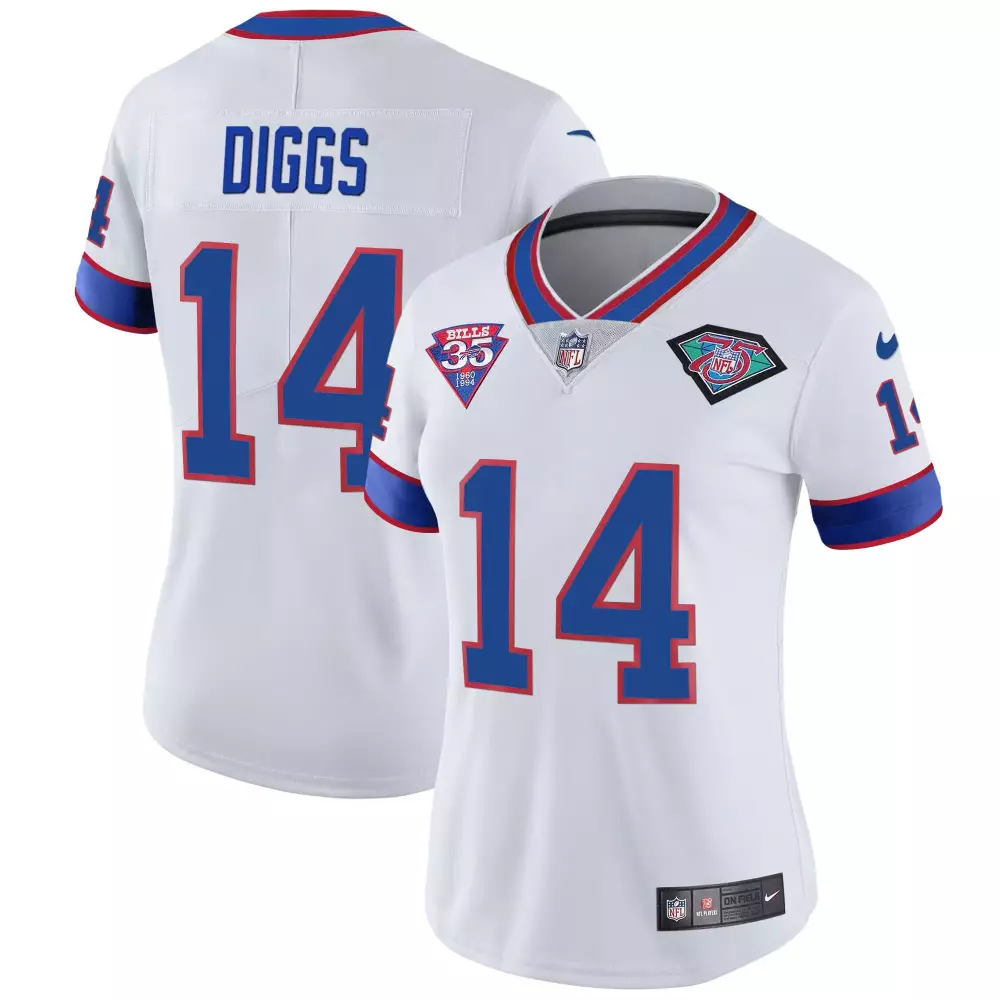 Stefon Diggs Women's 1994 Throwback Vapor Jersey | Stitched Buffalo Bills Fan Gear | For Women & Youth