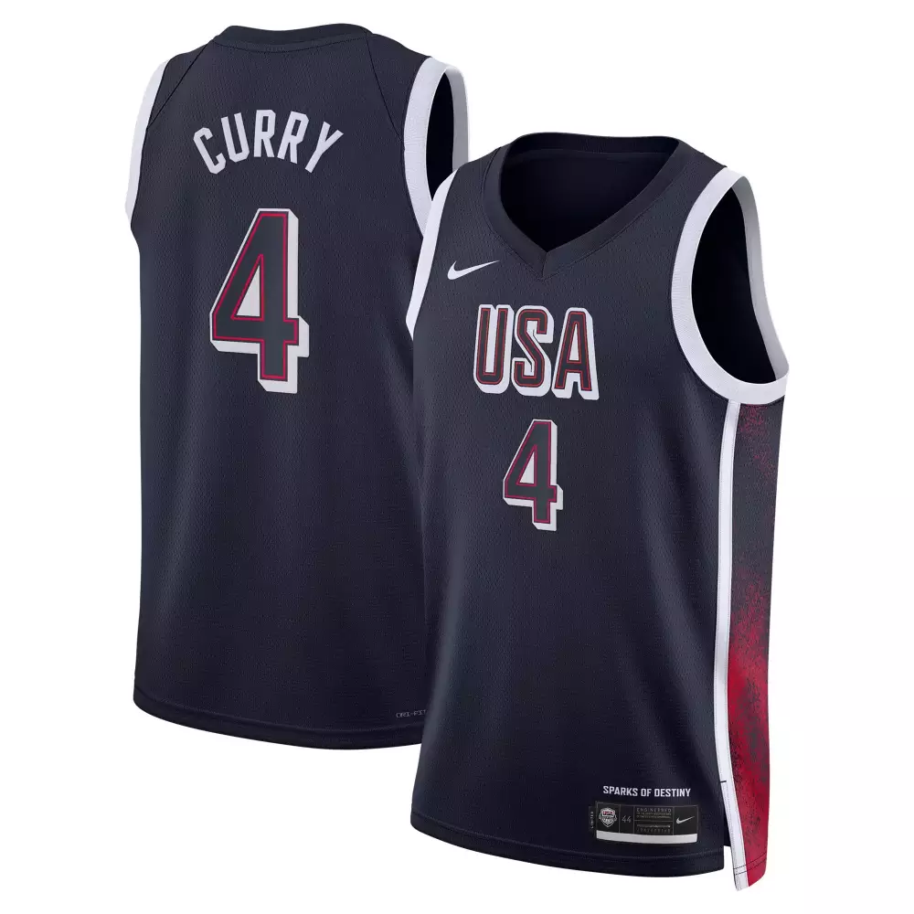 stephen curry men mens usa basketball national team 2024 white jersey