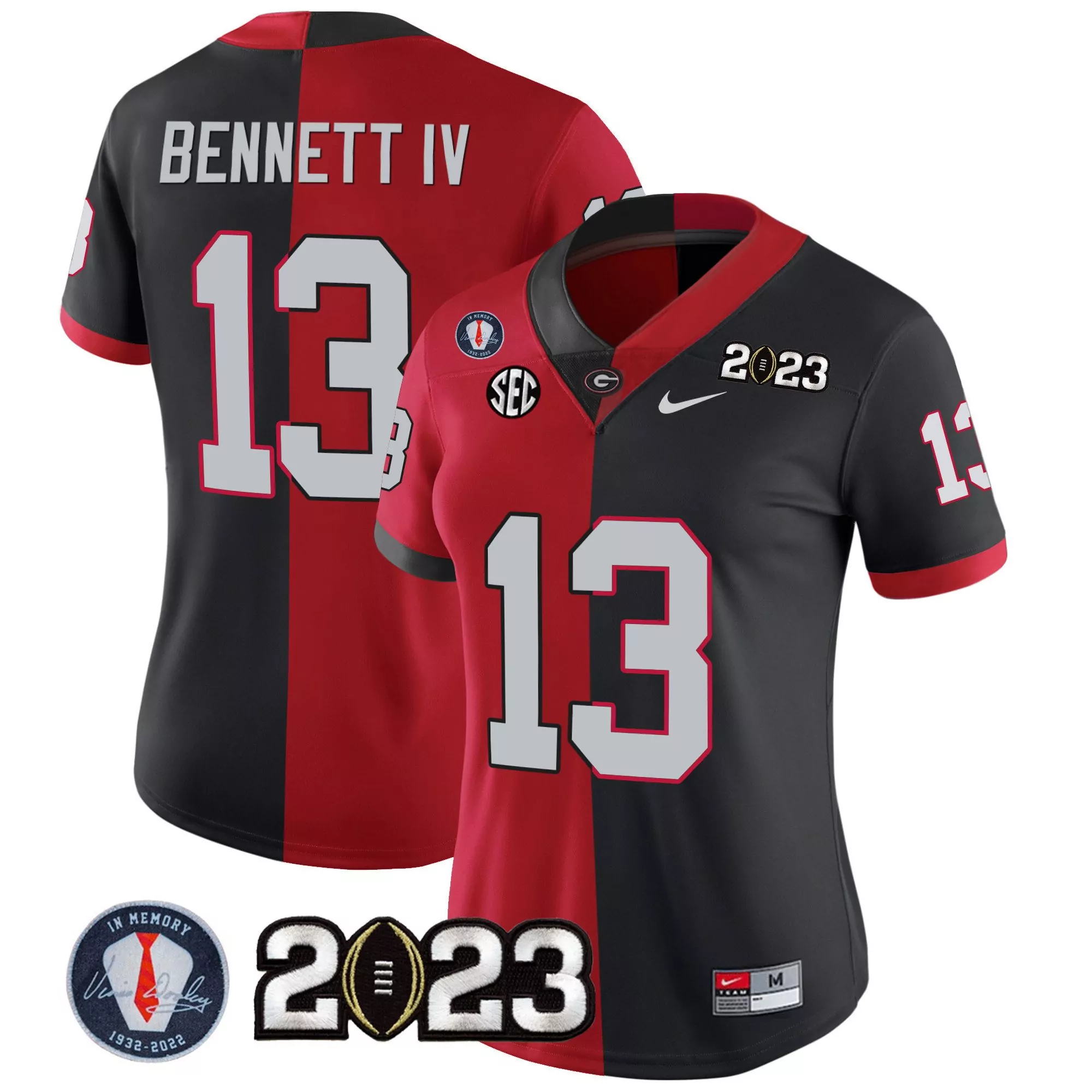 stetson bennett white womens georgia bulldogs 2023 vapor jersey v4 georgia map all stitched