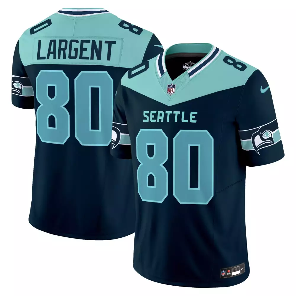 Steve Largent Alternate Men's Seattle Seahawks City Vapor Limited Jersey | Stitched Fan Gear | For Men