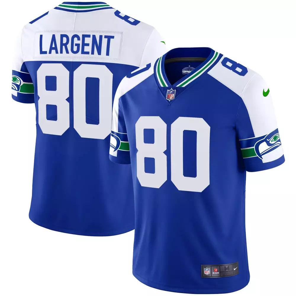 Steve Largent Alternate Men's Seattle Seahawks City Vapor Limited Jersey | Stitched Fan Gear | For Men