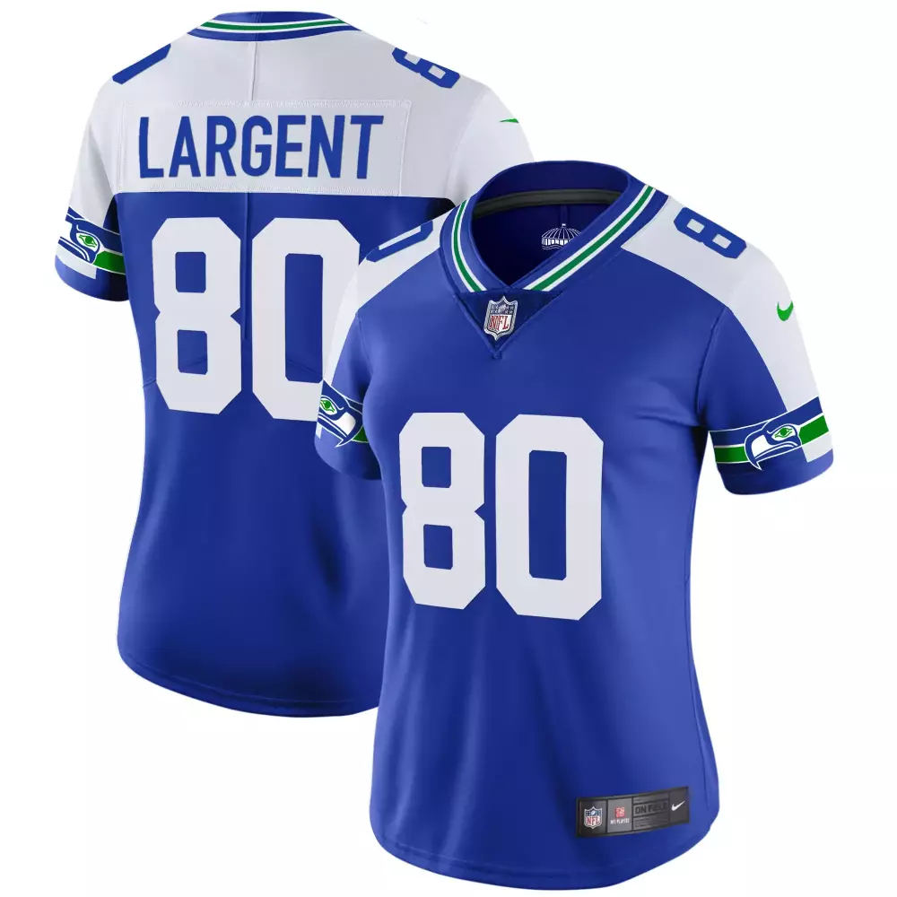 Steve Largent Alternate Men's Seattle Seahawks City Vapor Limited Jersey | Stitched Fan Gear | For Men