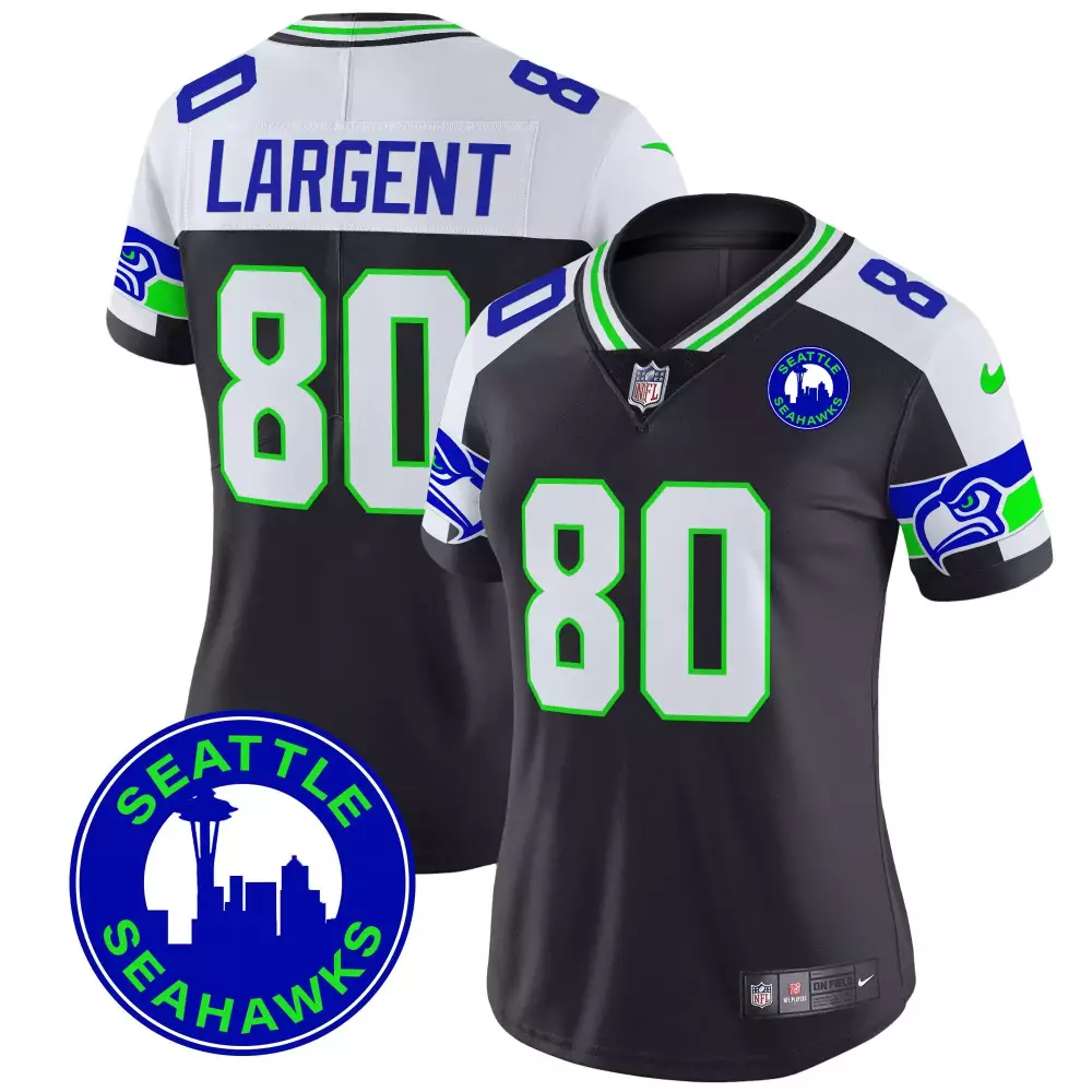 Walker III 9 Seattle Seahawks 2023 Rain City Edition Stitched Jersey | White for Women | For Men, Women & Youth