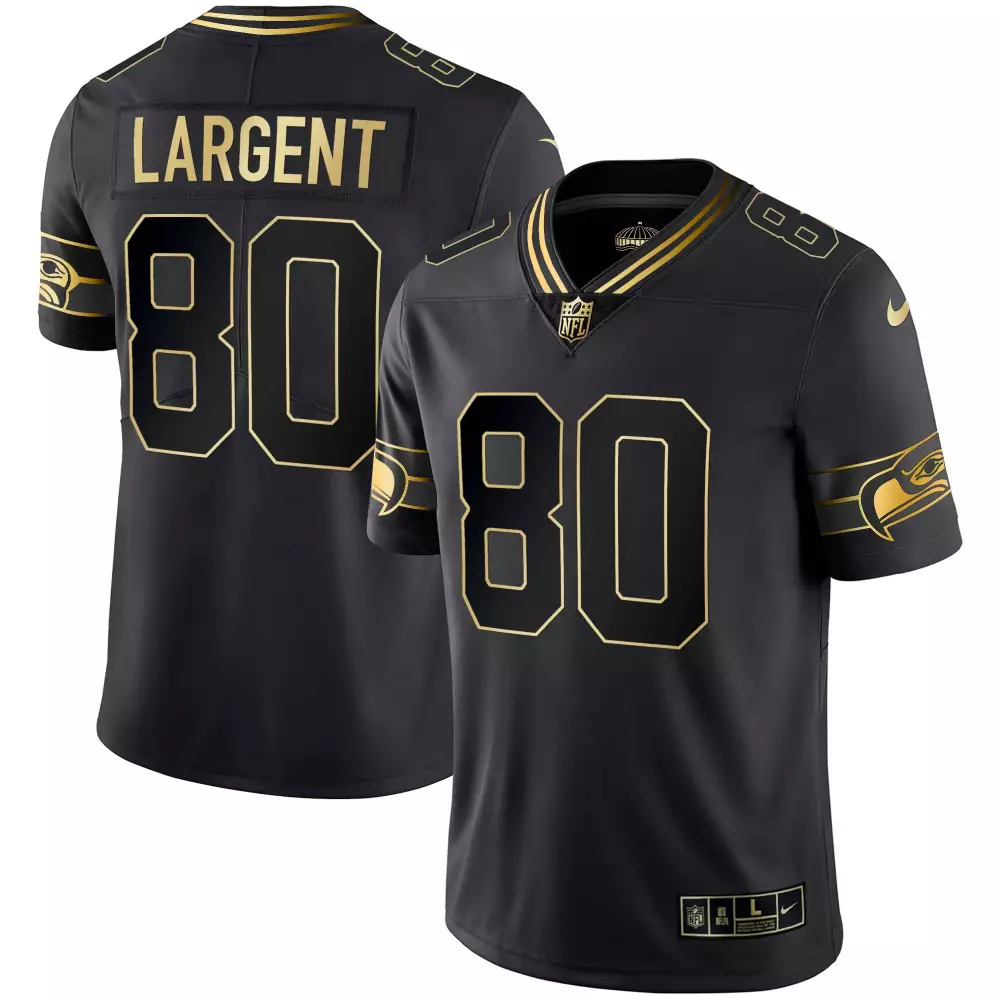 Steve Largent Seattle Seahawks Throwback Gold Jersey | All Stitched | Limited Edition Fan Gear for Men, Women & Youth