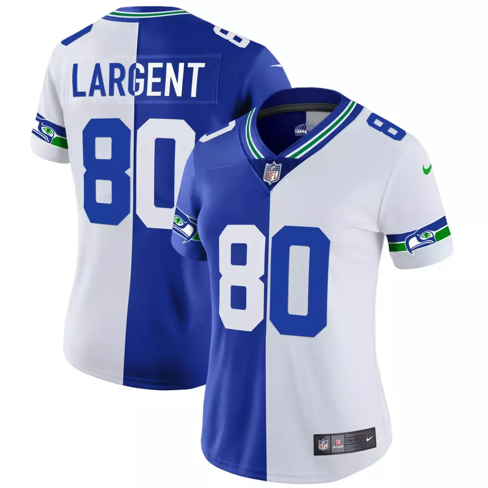 steve largent split mens seattle seahawks throwback gold vapor limited jersey v2 all stitched
