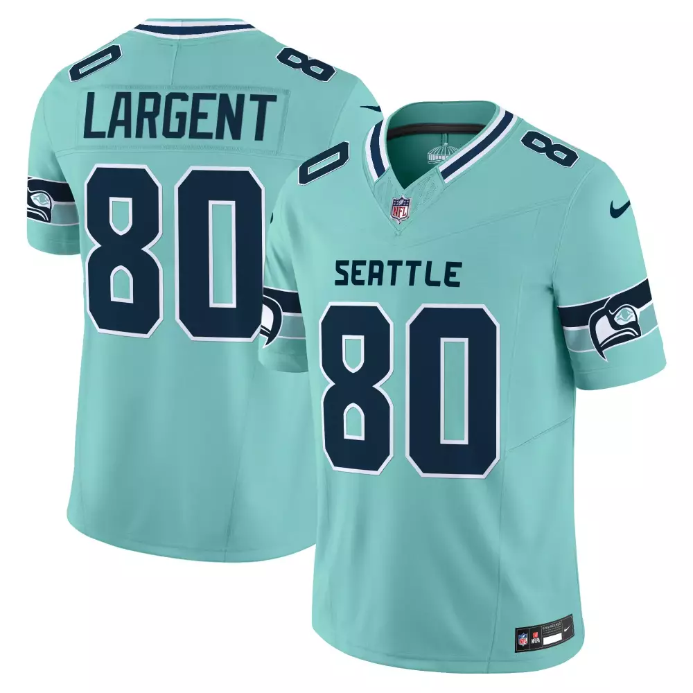 steve largent split mens seattle seahawks throwback gold vapor limited jersey v2 all stitched