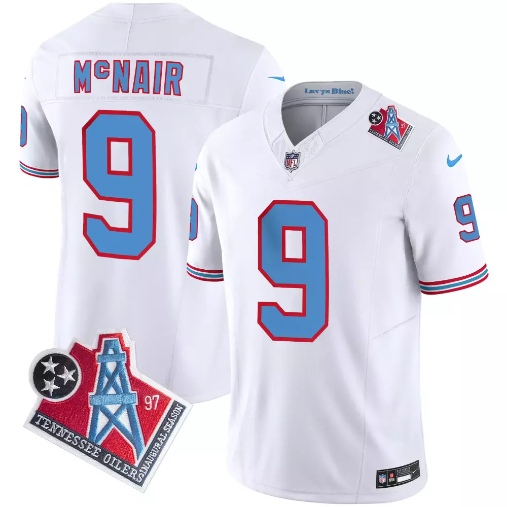steve mcnair split womens tennessee titans throwback limited vapor jersey all stitched