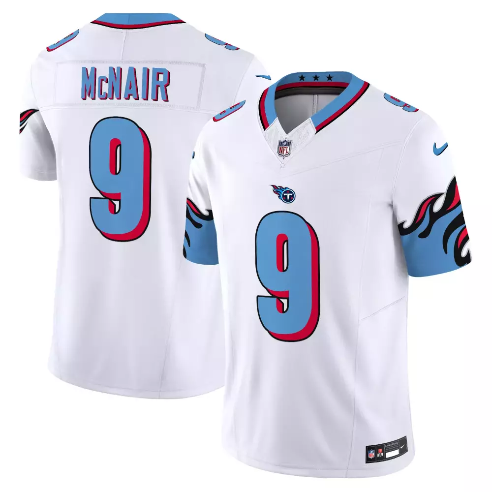 steve mcnair white mens tennessee titans special vapor limited jersey all stitched