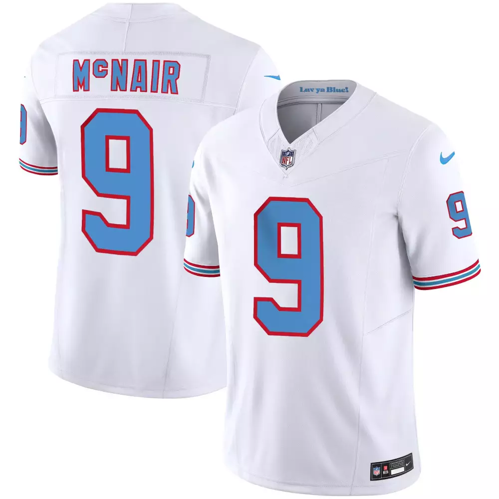 steve mcnair white mens tennessee titans special vapor limited jersey all stitched