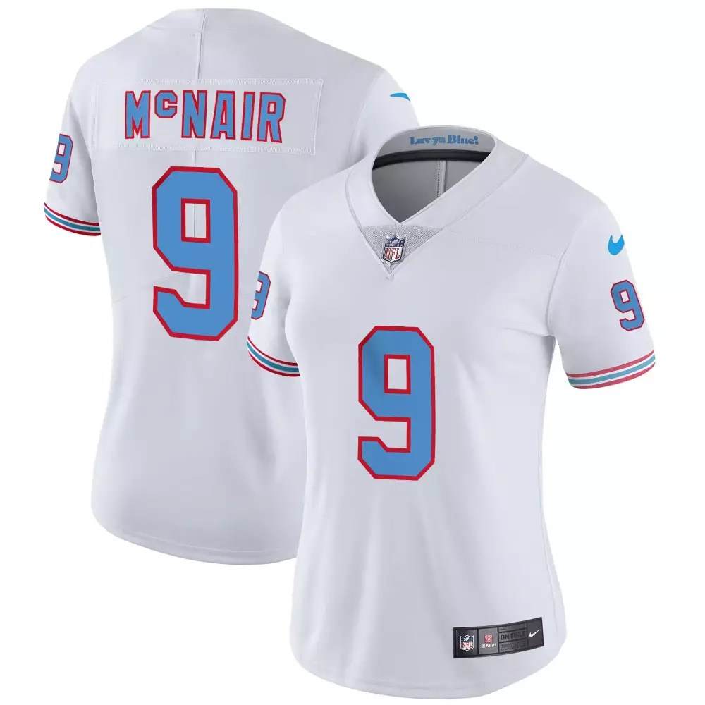 steve mcnair white mens tennessee titans special vapor limited jersey all stitched