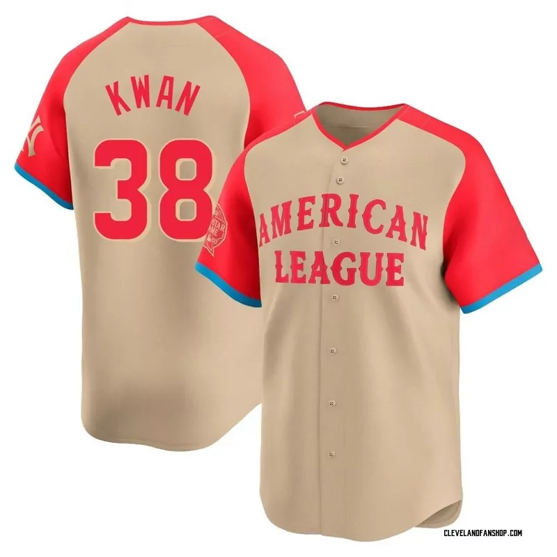 steven kwan men american league 2024 allstar game limited jersey cream