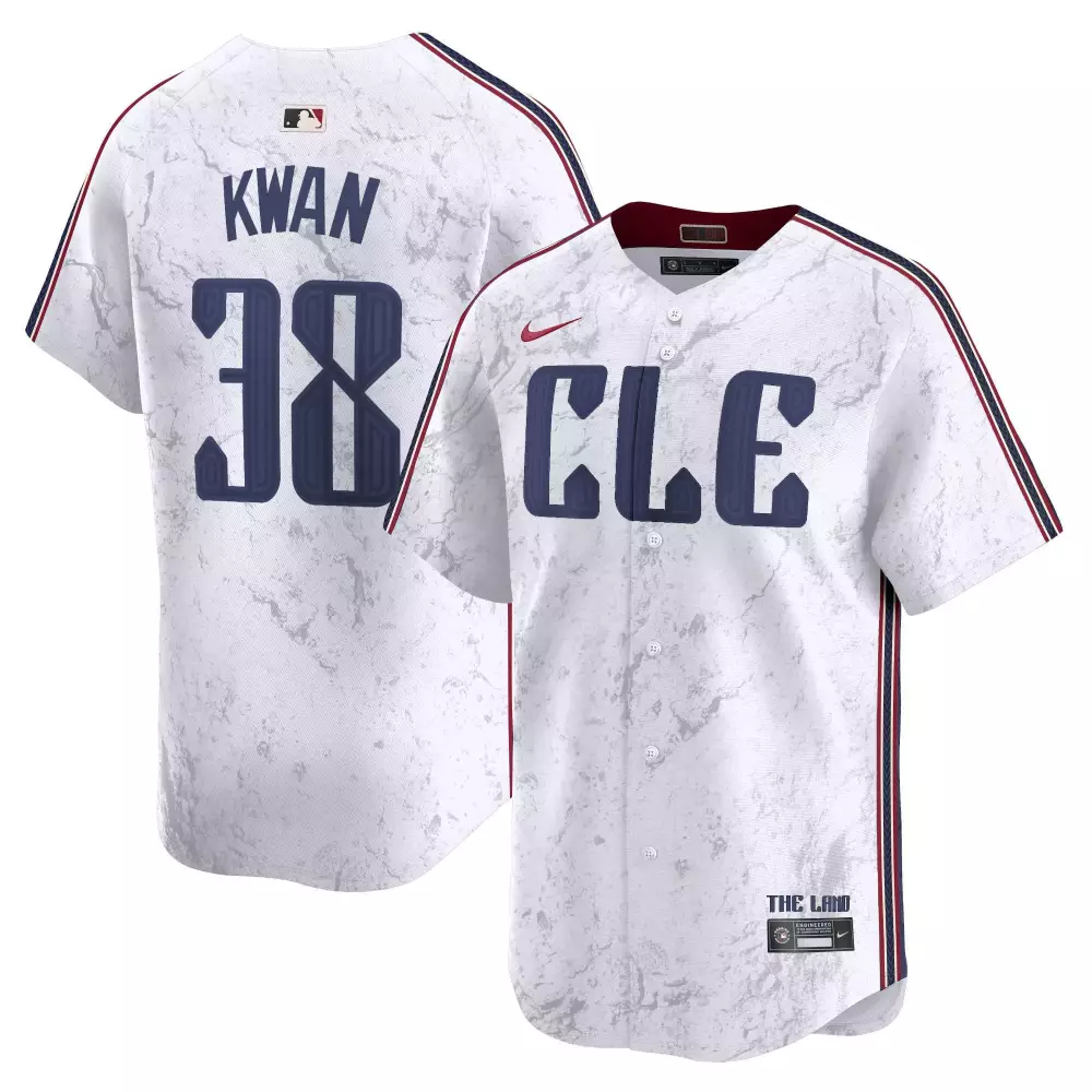 steven kwan white mens cleveland guardians 2024 city connect vapor premier limited jersey all stitched