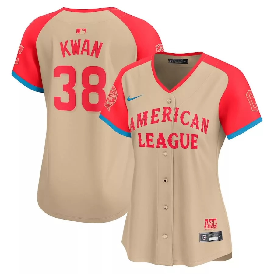 steven kwan men american league 2024 allstar game limited jersey cream