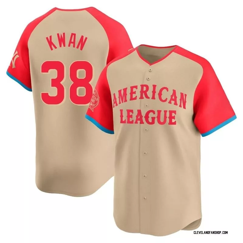 steven kwan men american league 2024 allstar game limited jersey cream