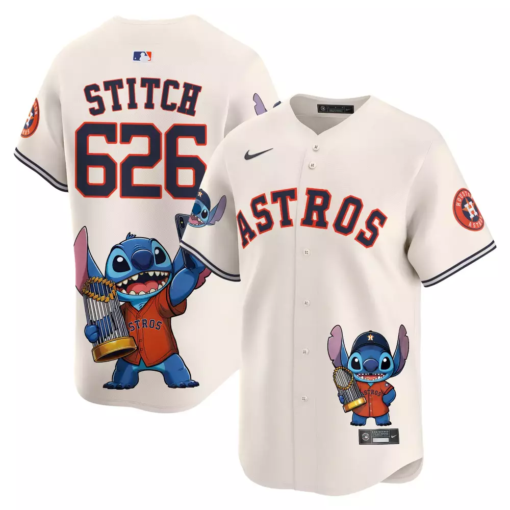 spongebob white unisex houston astros spongebob squarepants vapor premier limited jersey printed