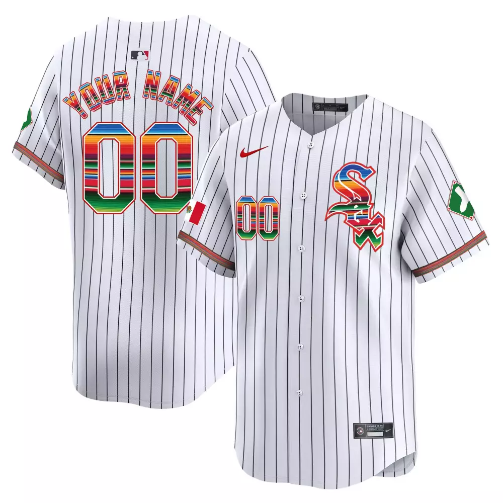 Stripe Chicago White Sox Mexico Jersey | Vapor Premier Limited Custom | Men V3 All Stitched | For Men, Women & Youth