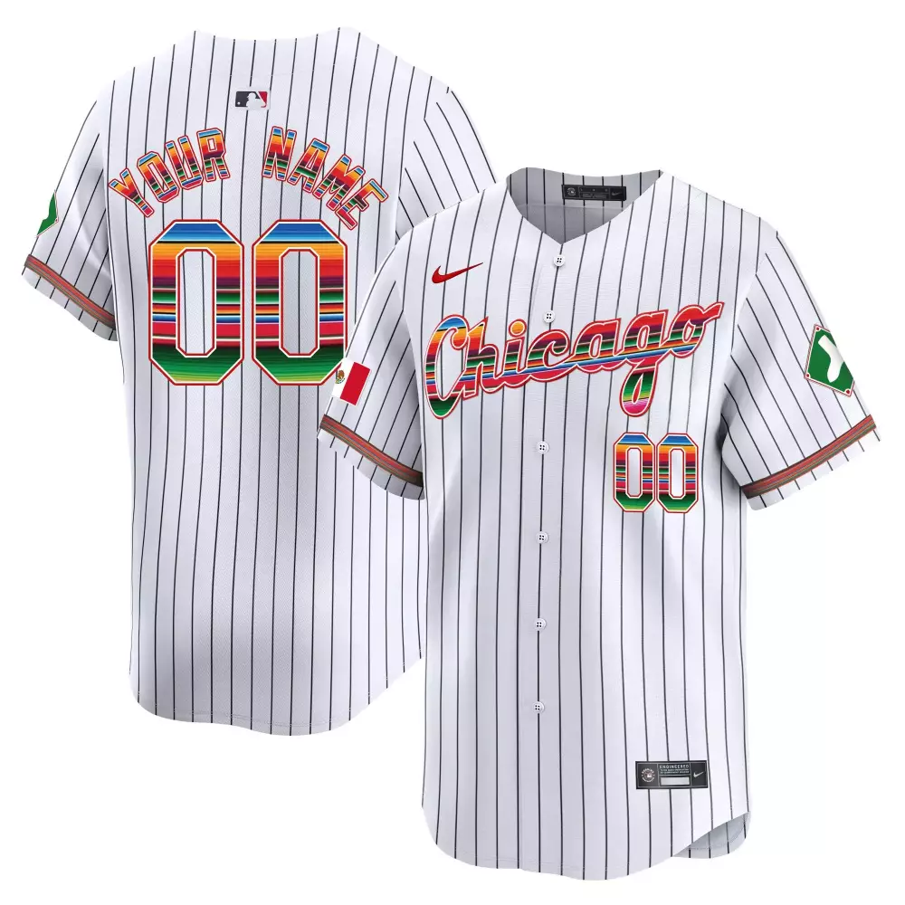 Stripe Chicago White Sox Mexico Jersey | Vapor Premier Limited Custom | Men V3 All Stitched | For Men, Women & Youth