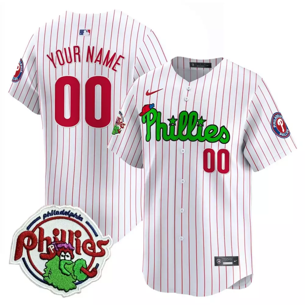 stripes green youth split philadelphia phillies eagles cool base custom jersey all stitched