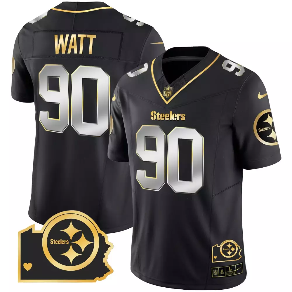 T.J. Watt Black Alternate Men's Pittsburgh Steelers Vapor Limited Jersey V2 | Exclusive Fan Gear | For Men, Women & Youth