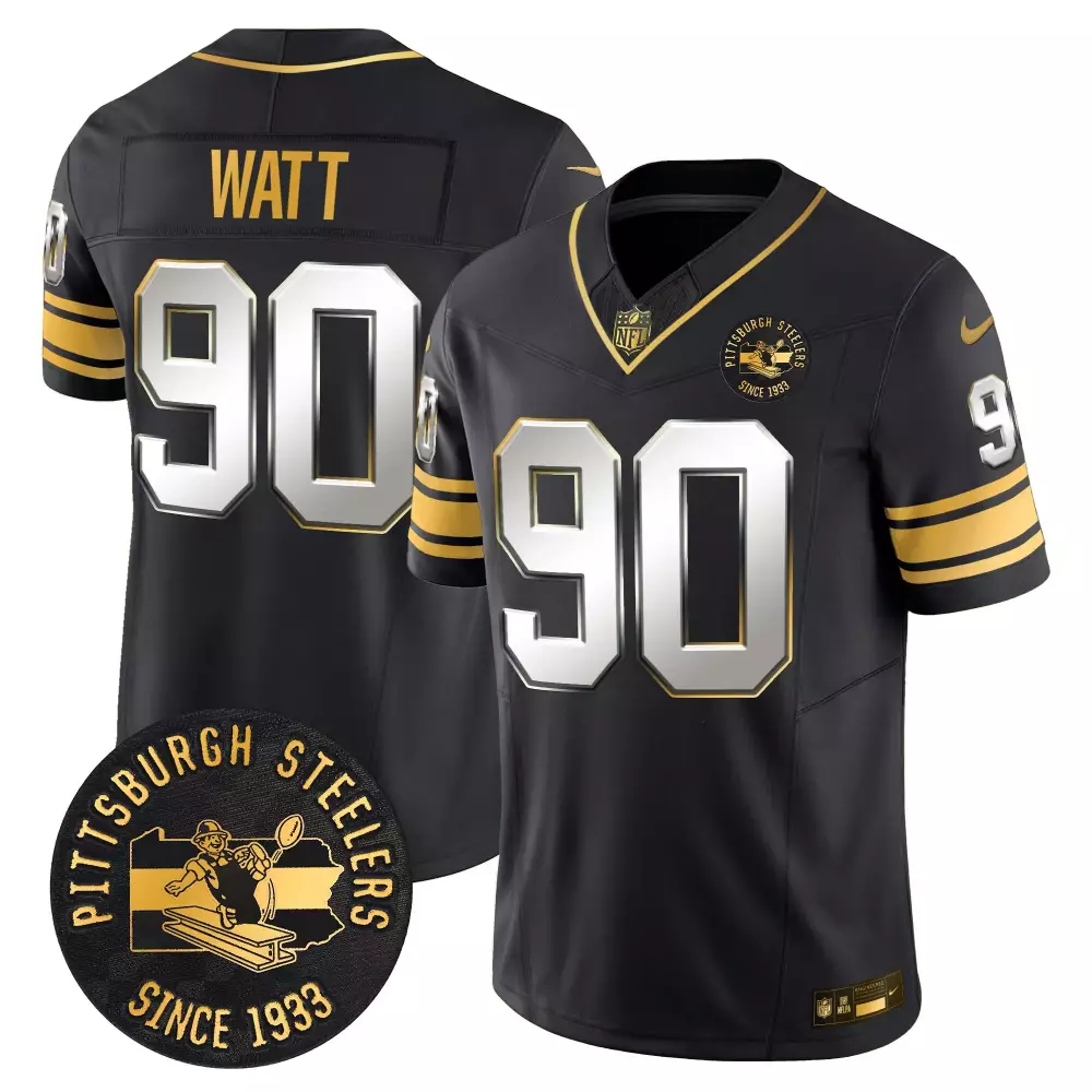 T.J. Watt Black Alternate Men's Pittsburgh Steelers Vapor Limited Jersey V2 | Exclusive Fan Gear | For Men, Women & Youth