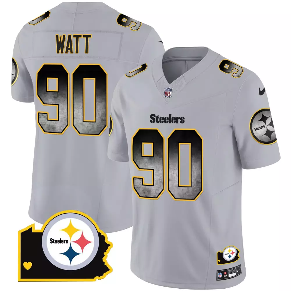 T.J. Watt Pittsburgh Steelers Gold Vapor Limited Jersey | Women's Stitched Fan Gear | For Men, Women & Youth
