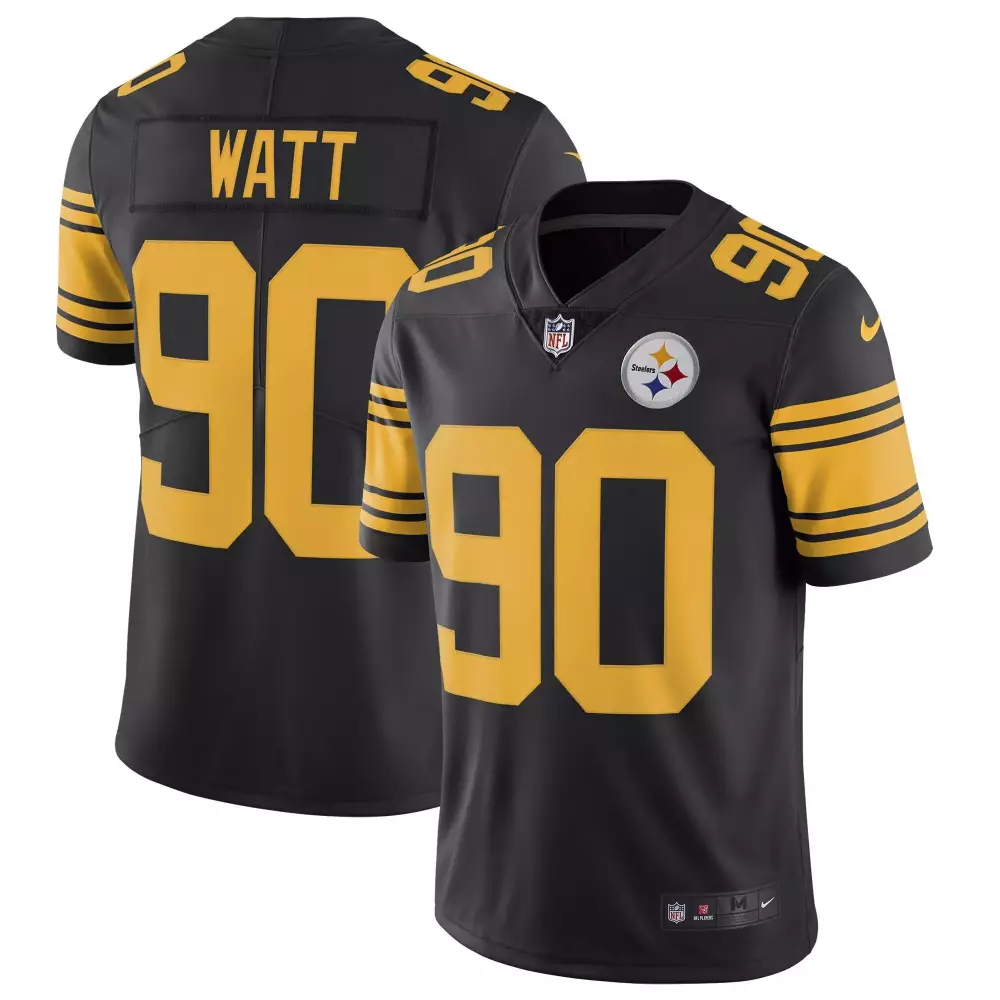 T.J. Watt Pittsburgh Steelers Color Rush Jersey | Stitched for Youth | For Youth, Men & Women